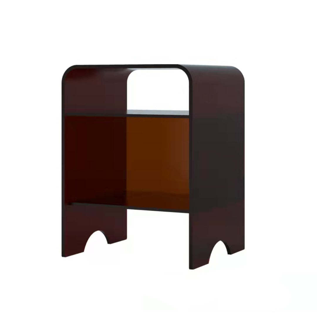 Minimalist Acrylic Arch End Table 3-Tier