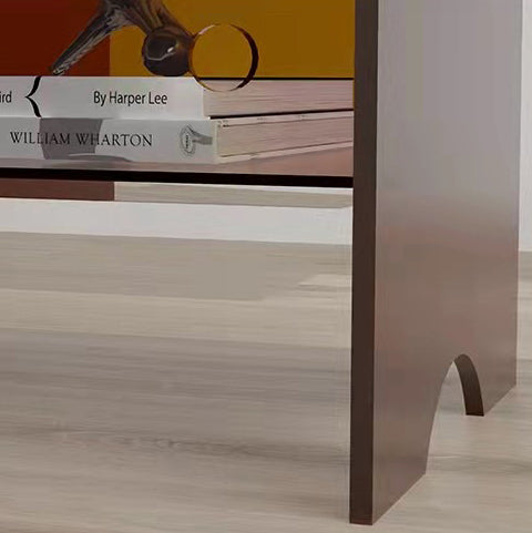 Minimalist Acrylic Arch End Table 3-Tier