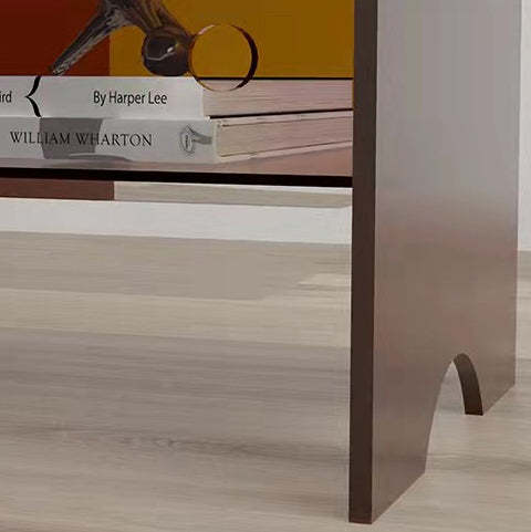 Minimalist Acrylic Arch End Table 3-Tier