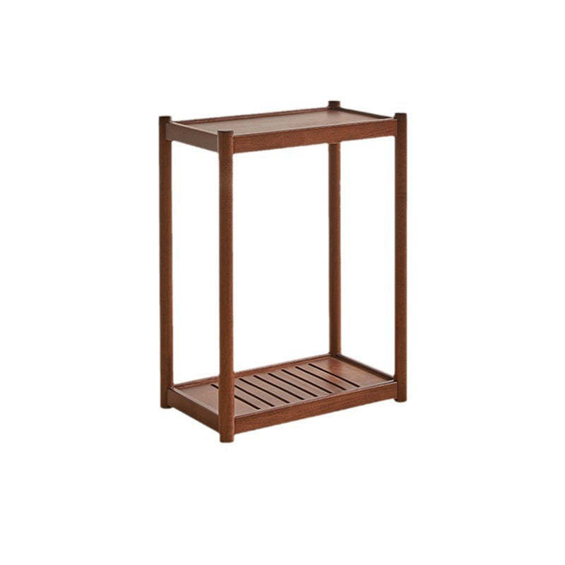 Minimalist Wood 2-Tier End Table