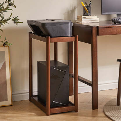 Minimalist Wood 2-Tier End Table