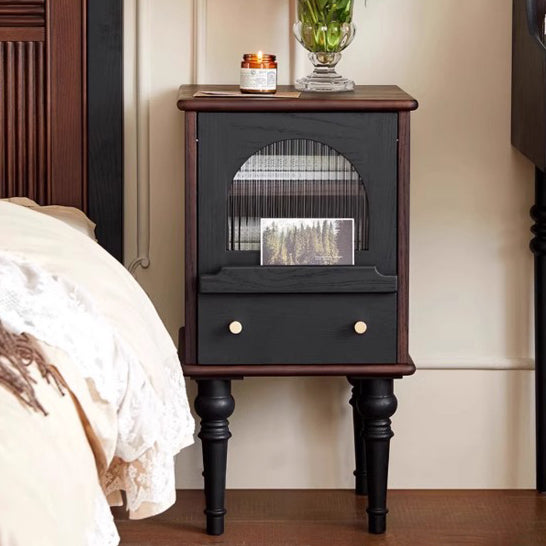Wood traditional ash 1-drawer nightstands