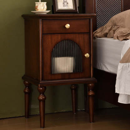 Vintage Wood 1/2/3-Drawer Bedroom Storage — B