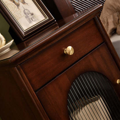 Vintage Wood 1/2/3-Drawer Bedroom Storage
