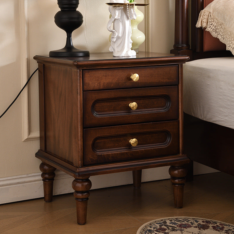 Vintage Wood 1/2/3-Drawer Bedroom Storage — A