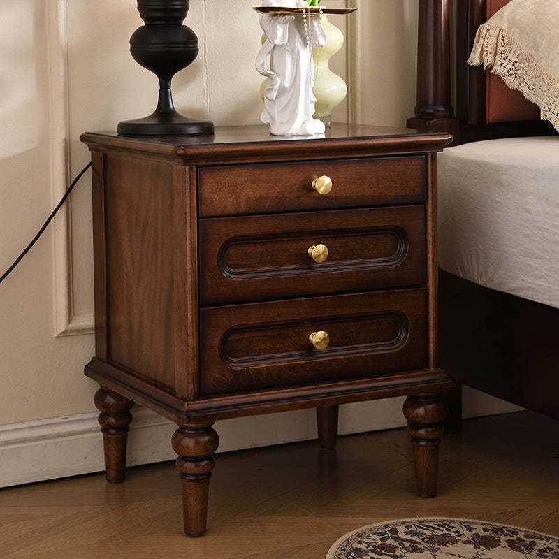 Vintage Wood 1/2/3-Drawer Bedroom Storage — A