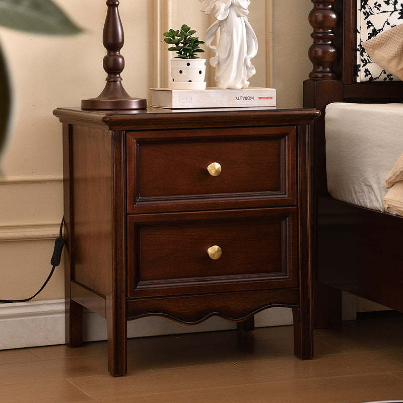 Vintage Wood 1/2/3-Drawer Bedroom Storage — C