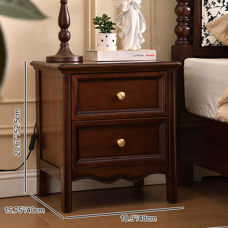 Vintage Wood 1/2/3-Drawer Bedroom Storage