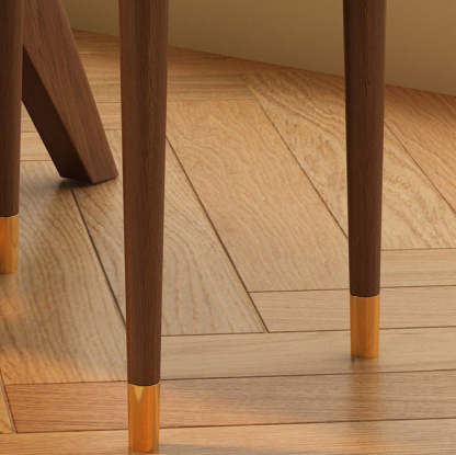 French Wood Rounded Cylindrical Side Table