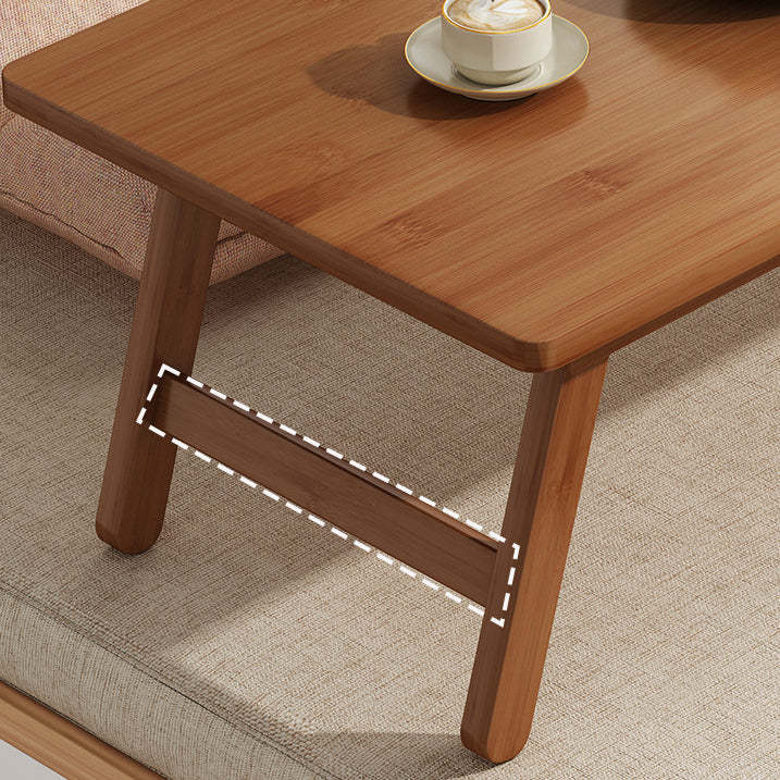 Japanese Bamboo Foldable 1-Tier End Table