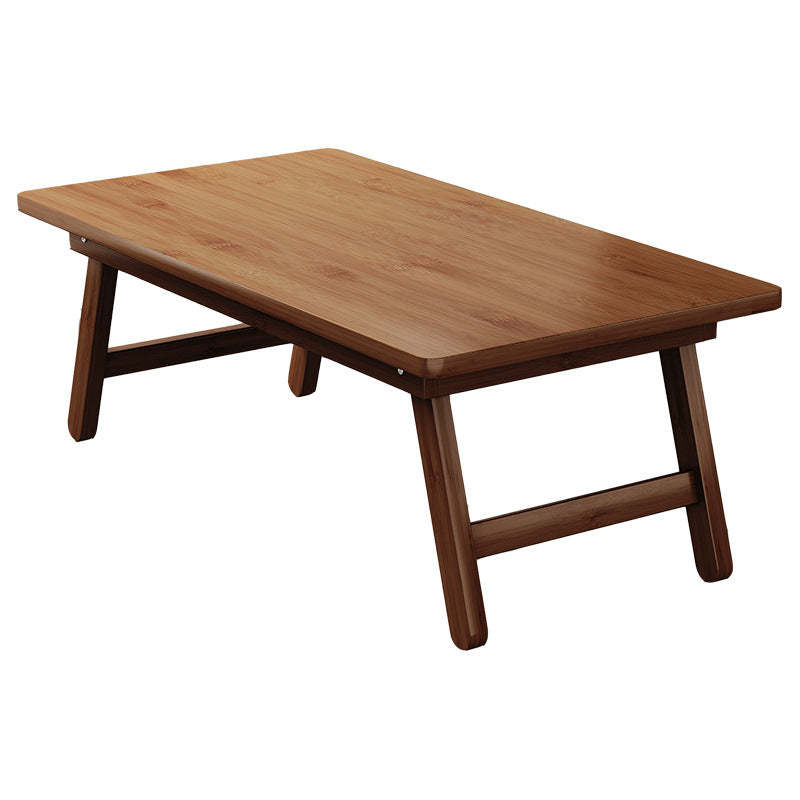 Japanese Bamboo Foldable 1-Tier End Table