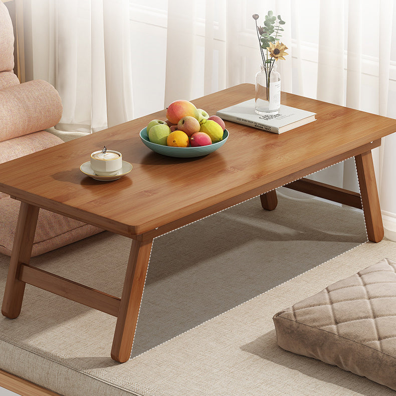 Japanese Bamboo Foldable 1-Tier End Table