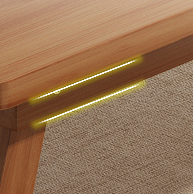 Japanese Bamboo Foldable 1-Tier End Table