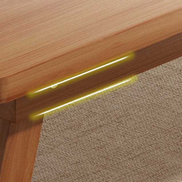 Japanese Bamboo Foldable 1-Tier End Table