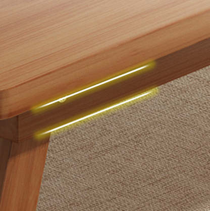 Japanese Bamboo Foldable 1-Tier End Table