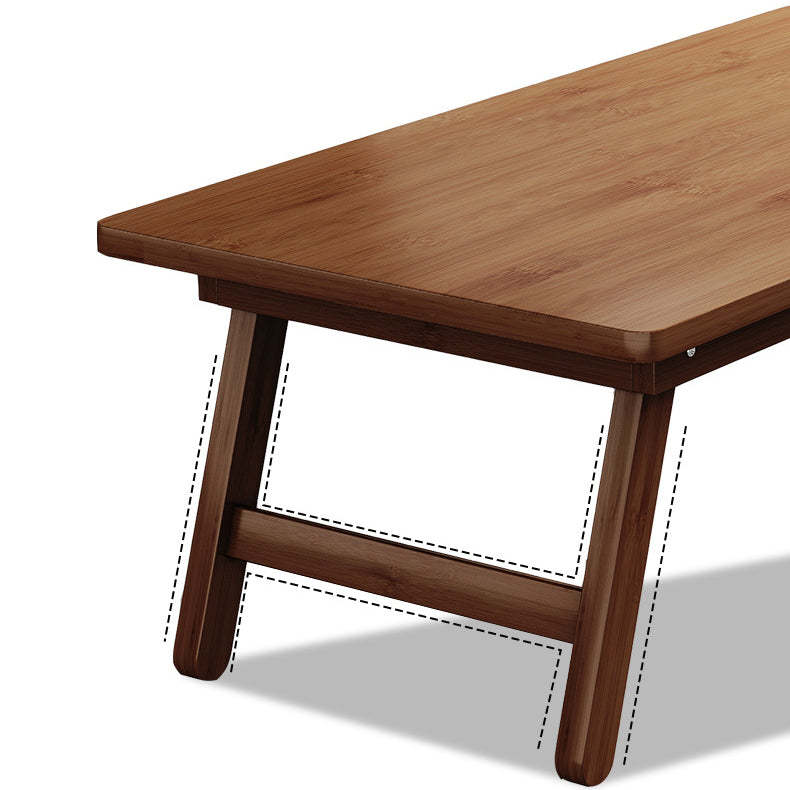 Japanese Bamboo Foldable 1-Tier End Table