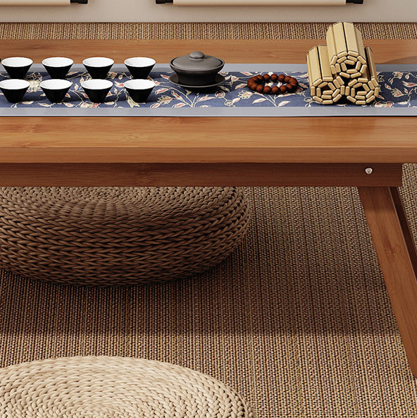 Japanese Bamboo Foldable 1-Tier End Table