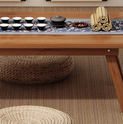 Japanese Bamboo Foldable 1-Tier End Table