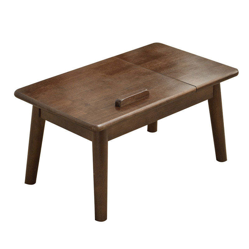 Japanese Wood 1-Tier End Table