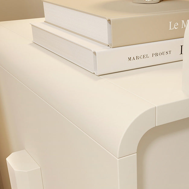 Metal Glass Bunny-Shaped Nightstand 1-Drawer