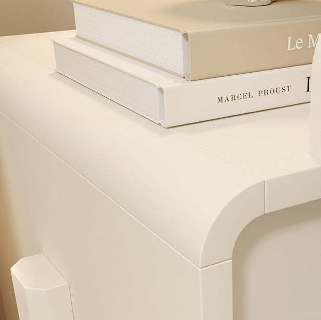 Metal Glass Bunny-Shaped Nightstand 1-Drawer