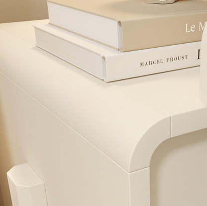 Metal Glass Bunny-Shaped Nightstand 1-Drawer