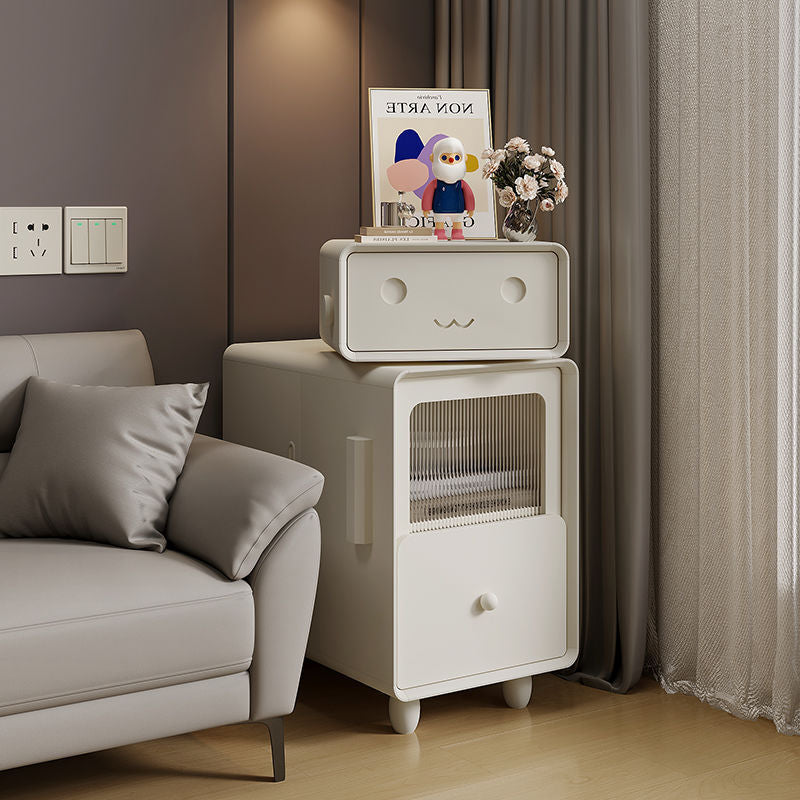 Creative 2-drawer wood end & side tables