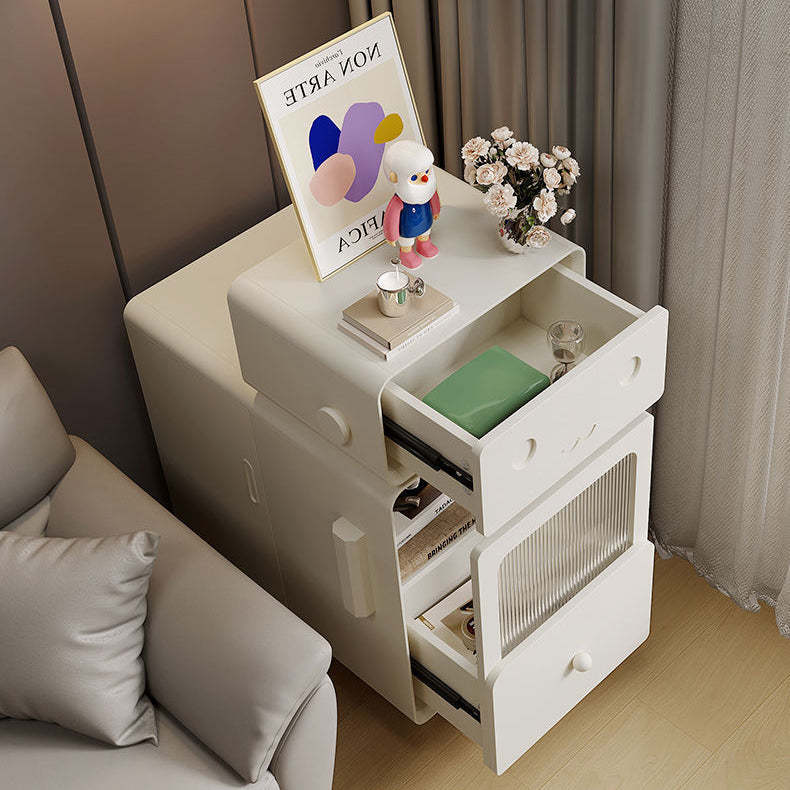 Wood Nightstand 2-Drawer