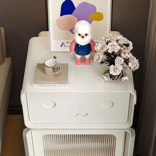 Wood Nightstand 2-Drawer