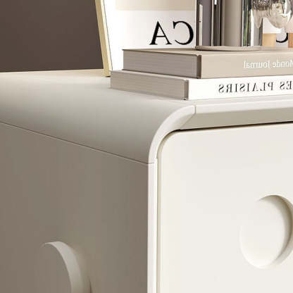 Wood Nightstand 2-Drawer
