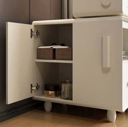 Wood Nightstand 2-Drawer