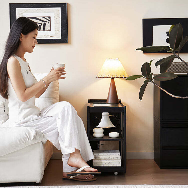 Minimalist Wood 3-Tier Shelf