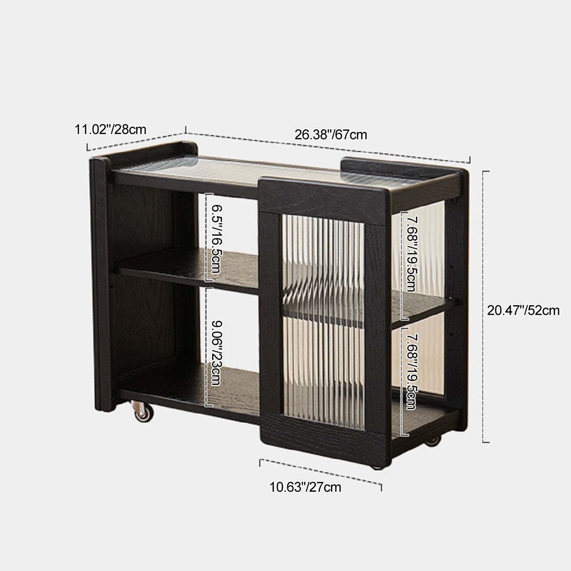 Minimalist Wood 3-Tier Shelf