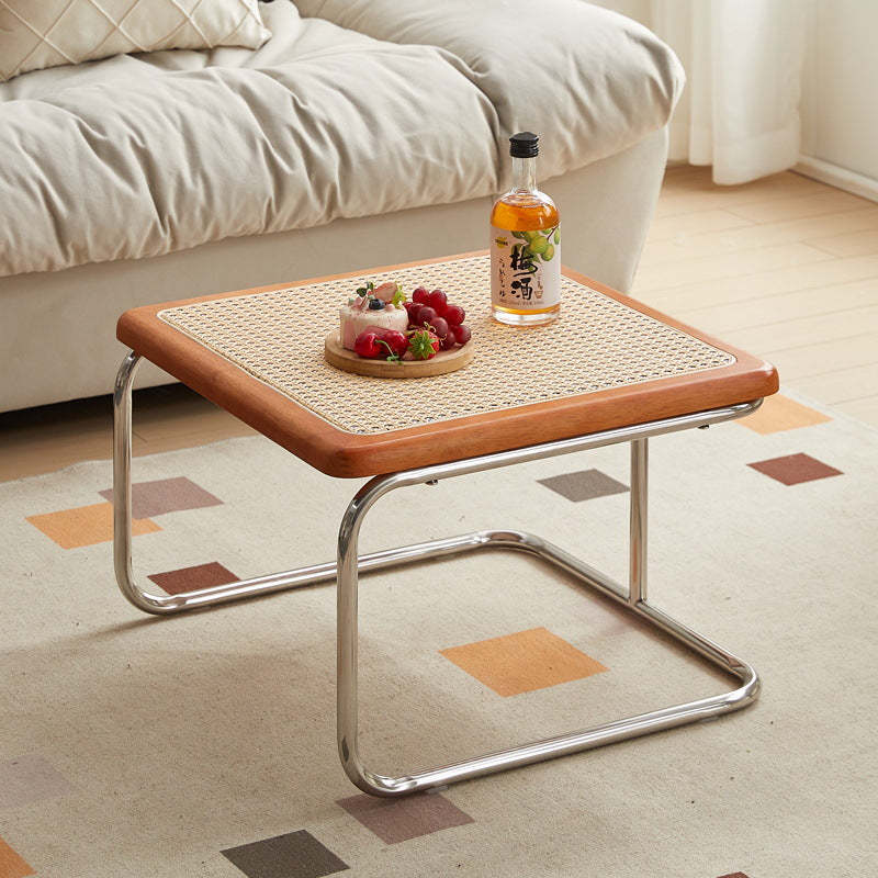 Retro Striped Glass Table