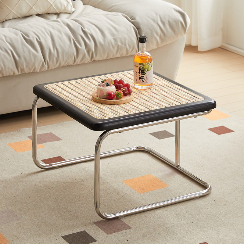 Contemporary Tempered Glass 1-Tier End Table