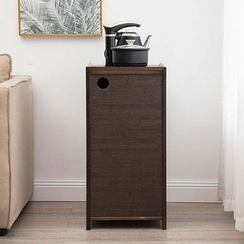 Minimalist Bamboo Acrylic Side Table 1-Drawer