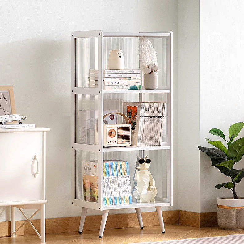 Minimalist Bamboo Acrylic 3/4/5-Tier Cylindrical End Table