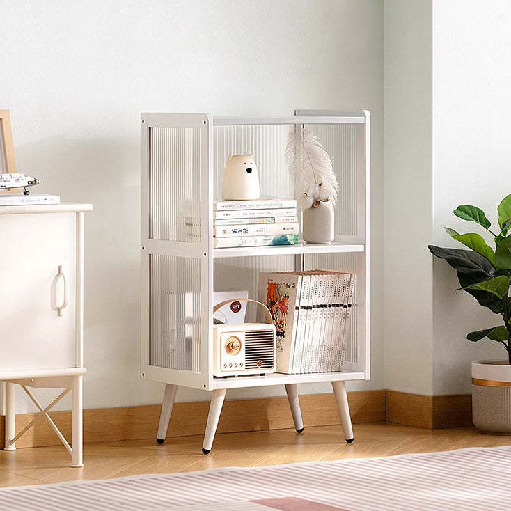 Minimalist Bamboo Acrylic 3/4/5-Tier Cylindrical End Table