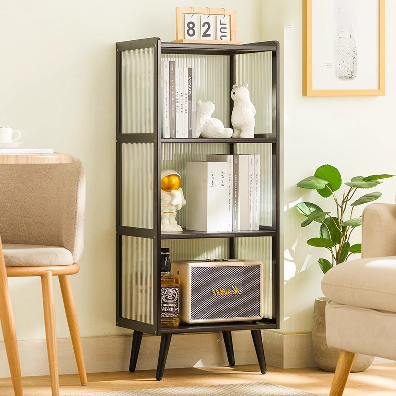 Minimalist Bamboo Acrylic 3/4/5-Tier Cylindrical End Table