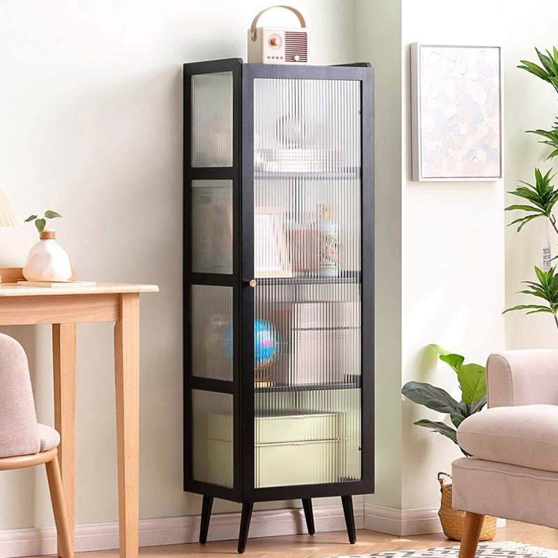 Minimalist Bamboo Acrylic 3/4/5-Tier Cylindrical End Table