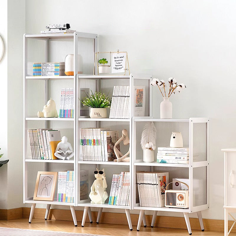 Minimalist Bamboo Acrylic 3/4/5-Tier Cylindrical End Table