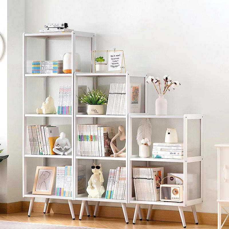 Minimalist Bamboo Acrylic 3/4/5-Tier Cylindrical End Table