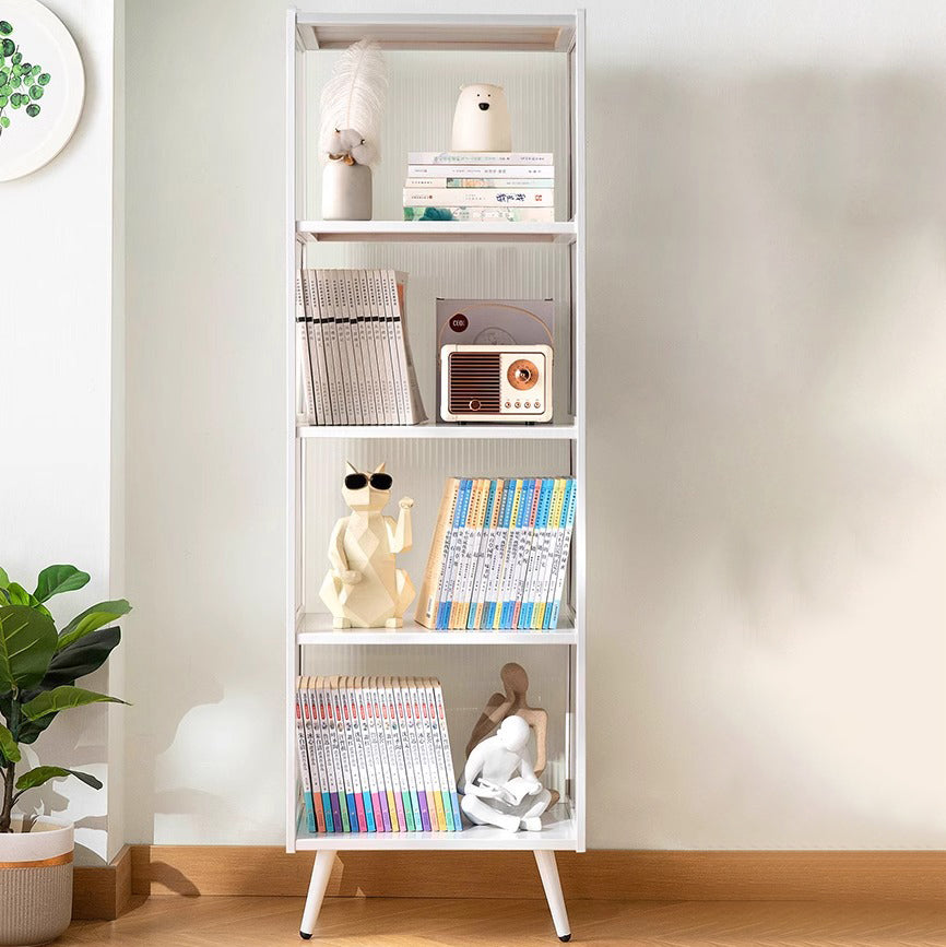 Minimalist Bamboo Acrylic 3/4/5-Tier Cylindrical End Table
