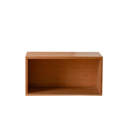 Japanese Cherry Wood Rectangular 1-Tier Side Table