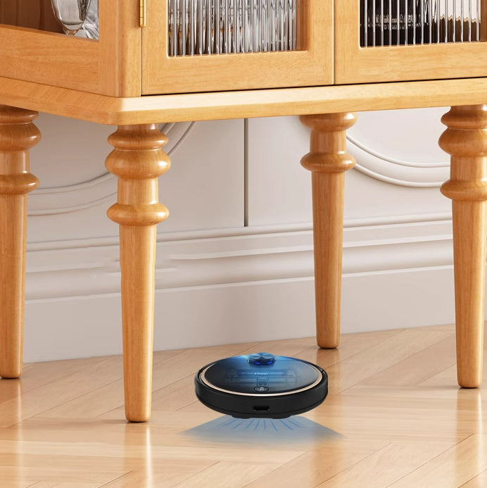 Scandinavian Solid Wood Glass Metal Side Table with Cabinet