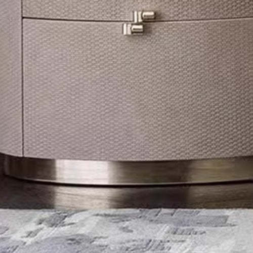 Minimalist Sintered Stone 2-Drawer Nightstand