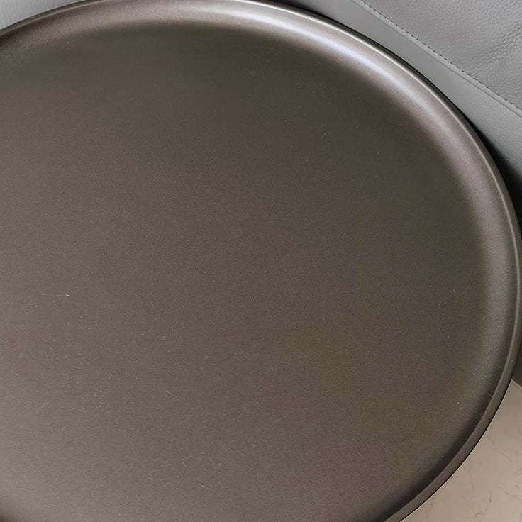 Minimalist Ash Wood Round 2-Drawer Nightstand