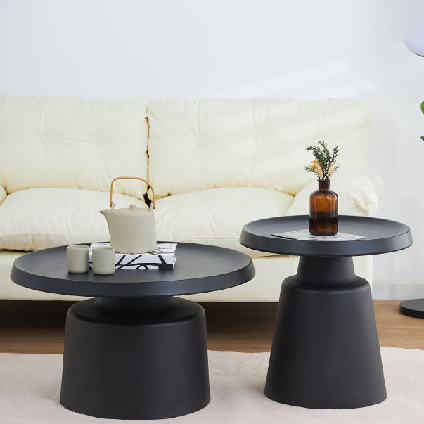 Minimalist Stainless Steel 1-Tier End Table