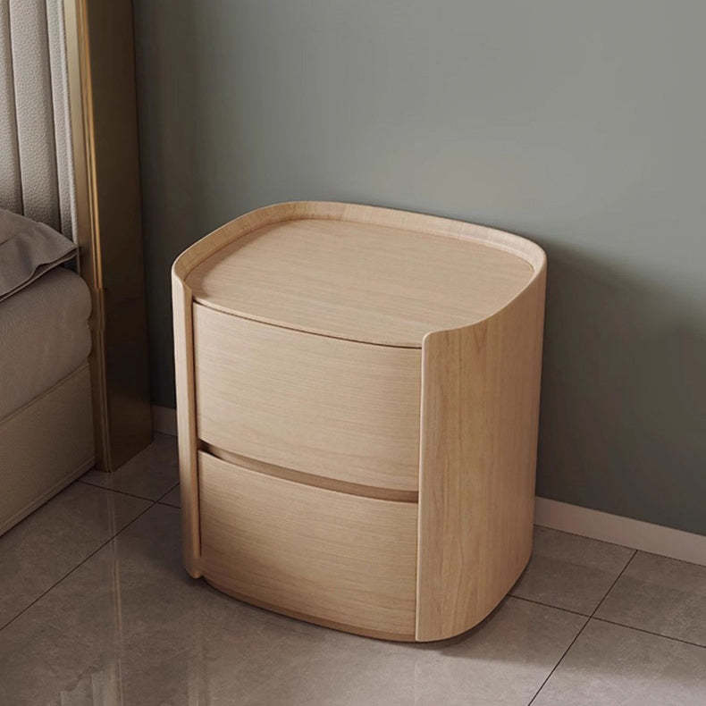Minimalist Sintered Stone 2-Drawer Nightstand
