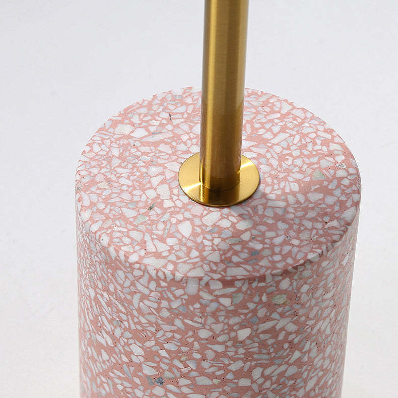 Modern Marble Metal Round End Table